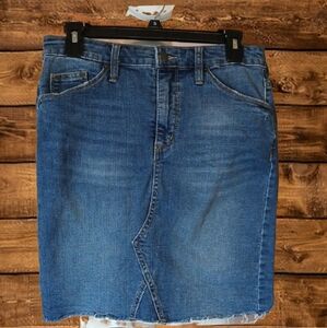 Universal Thread Blue Denim Mini Skirt